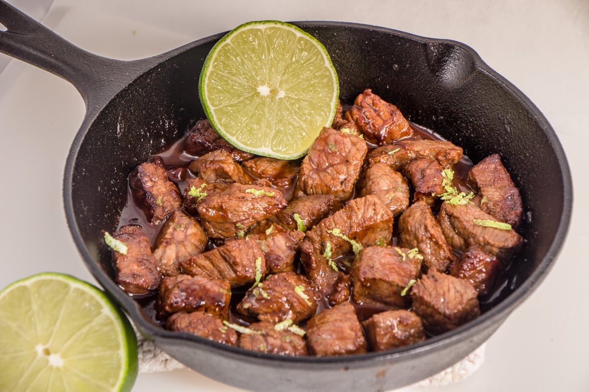 Honey Lime Steak Bites - Devour Dinner