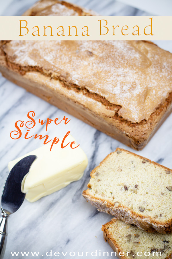 Easy Banana Bread Recipe (Quickbread) - Life's Little Sweets