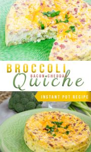 Easy Broccoli Bacon Cheddar Quiche Recipe - Devour Dinner Easy Quiche ...