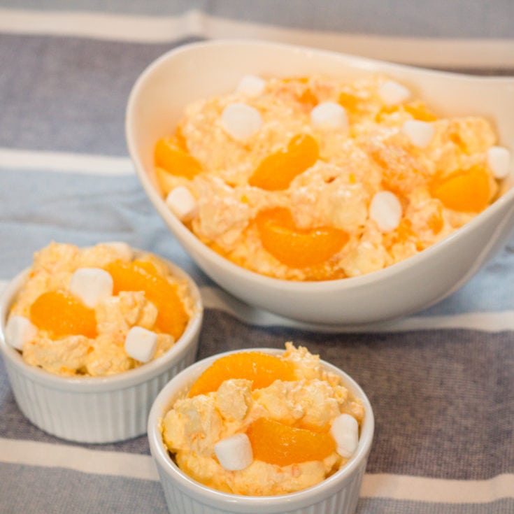 Creamsicle Orange Fluff Salad Devour Dinner Perfect Pot Luck Salad