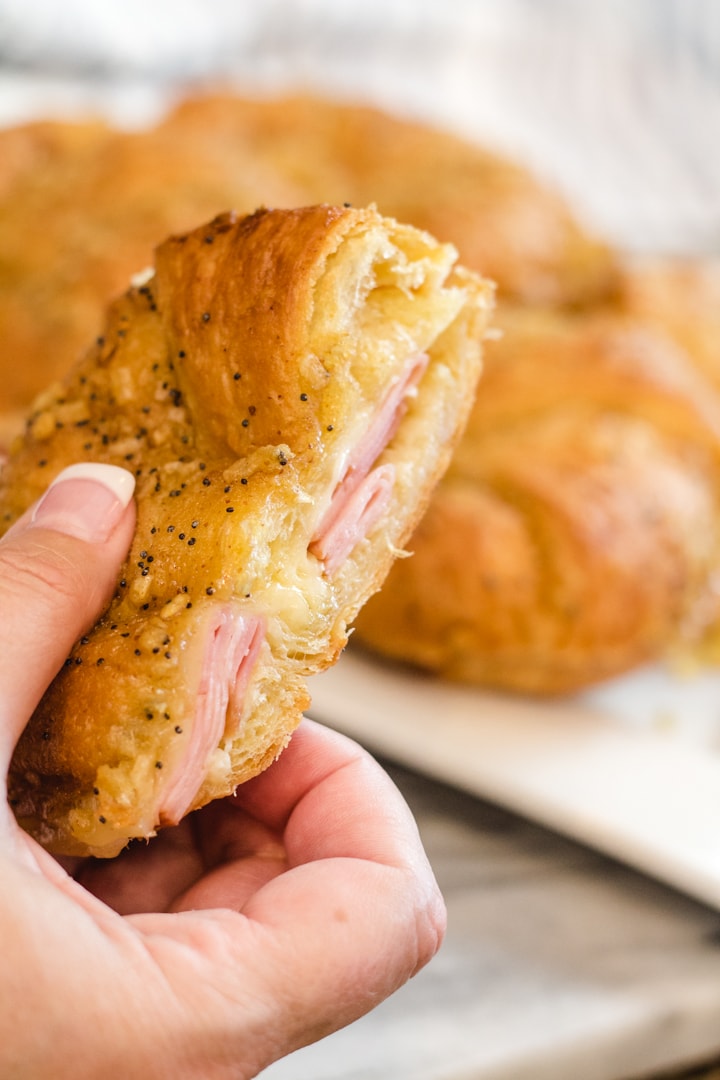 Baked Ham and Cheese Sliders - | Easy Appetizer Recipe | Devour Dinner