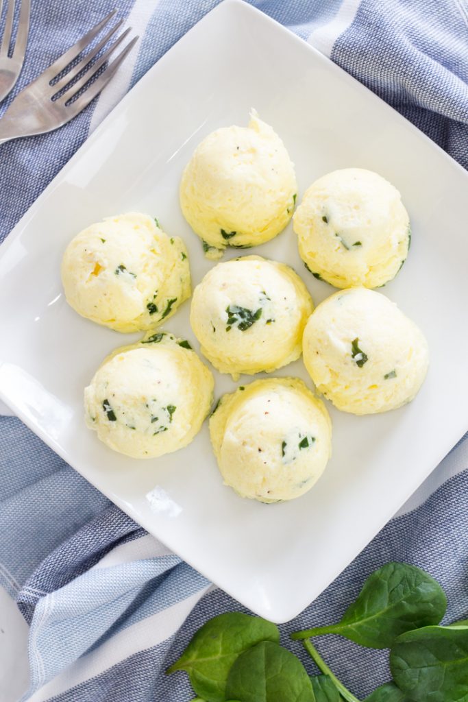 Instant Pot Egg Bites with Sausage and Spinach - Margin Making Mom®