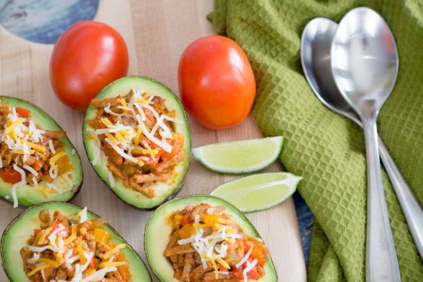 Ground Turkey Stuffed Avocado‌ - Devour Dinner | Instnt Pot Recipe