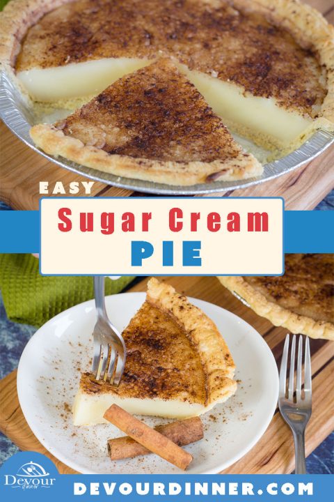 Have you tried Sugar Cream Pie? - Devour Dinner | Custard Pie Recipe