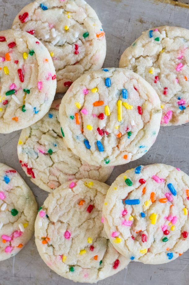 Proven Favorite Soft Baked Funfetti Cookies - Devour Dinner