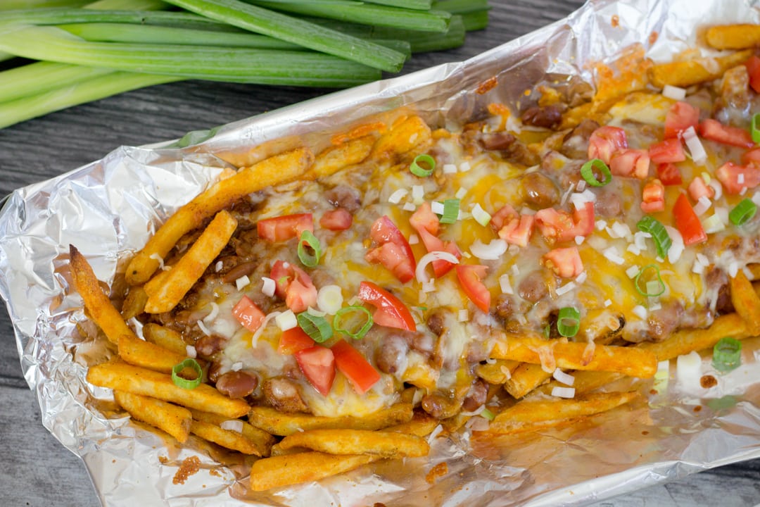 Chili Cheese Fries @fireandsmokesociety . Fire & Smoke Society's Pota, Fries