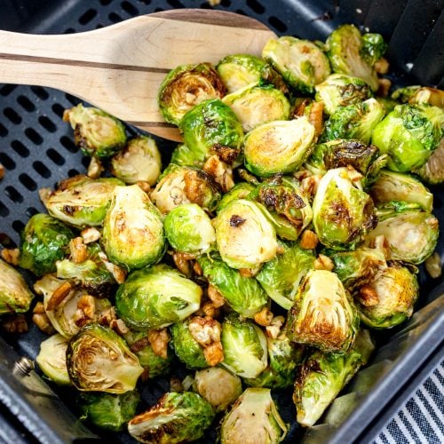 Sweet and Tasty Air Fryer Brussel Sprouts - Devour Dinner