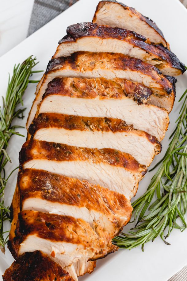 Tender and Juicy Air Fryer Turkey Breast - Devour Dinner