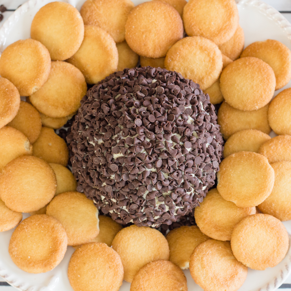 Chocolate Chip Cheese Ball - THIS IS NOT DIET FOOD