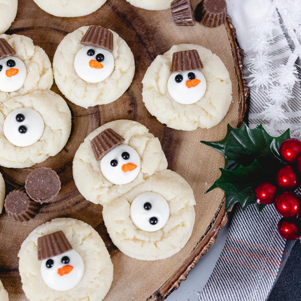 Snowman Cookies Recipe - Devour Dinner