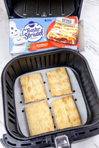 Toaster Strudel in Air Fryer Basket