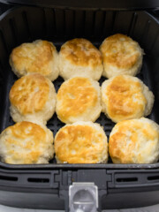 Air Fryer Frozen Biscuits. Pillsbury Grands Biscuits