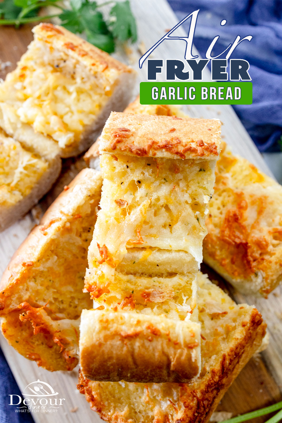 This Frozen Garlic Bread in Air Fryer method ensures golden brown, buttery garlic bread in less time, with minimal effort! Garlic Toast is a perfect side dish for those busy weeknights, a comforting addition to pasta dishes, or even as a quick snack on its own!