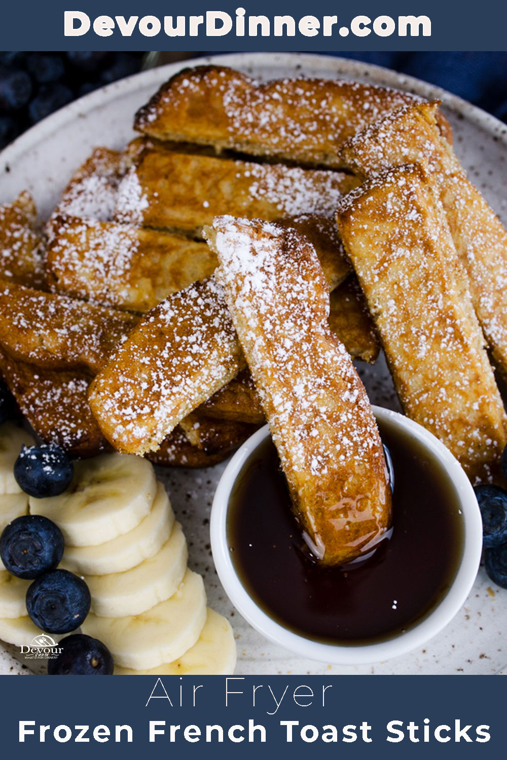 These frozen French toast sticks in the air fryer are a quick breakfast that’s both delicious and easy to make! With minimal prep time, you'll have a tasty meal that's perfect for the whole family on busy mornings!